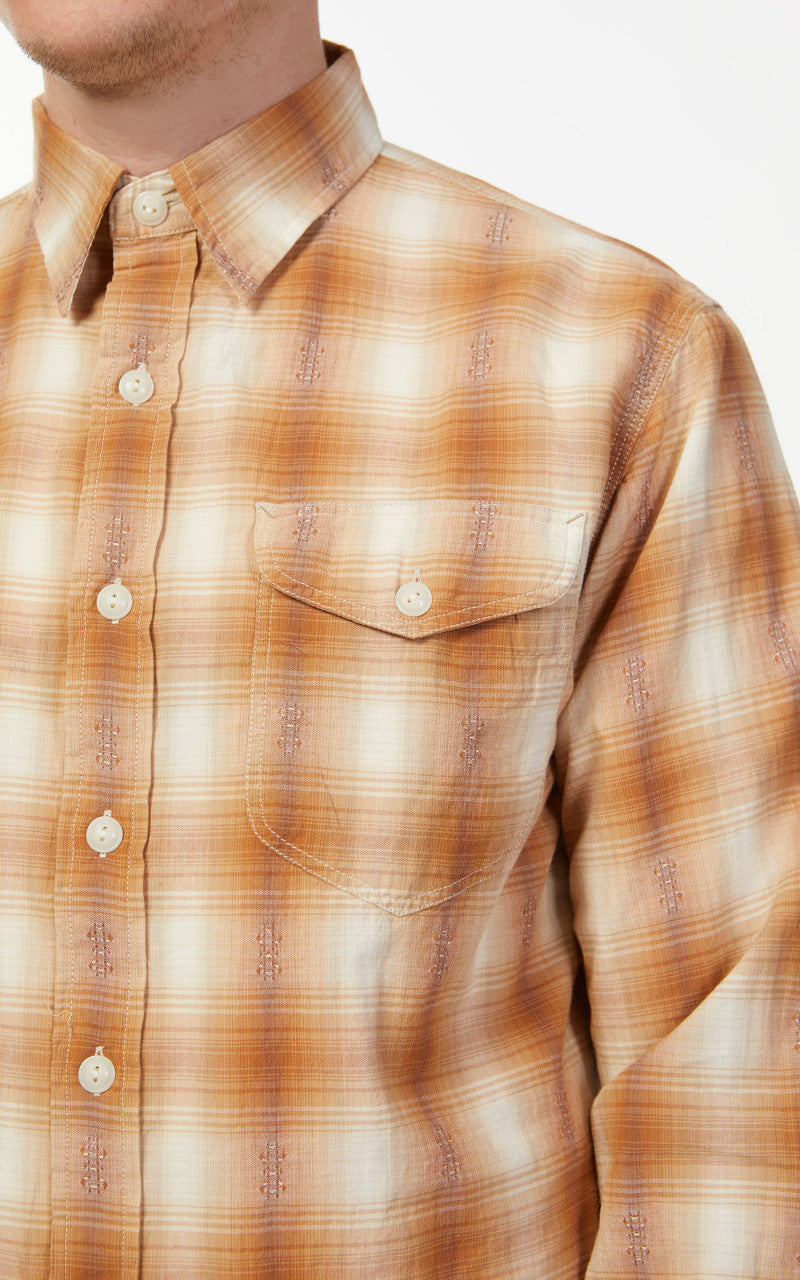 RRL Work Shirt Tan/Cream
