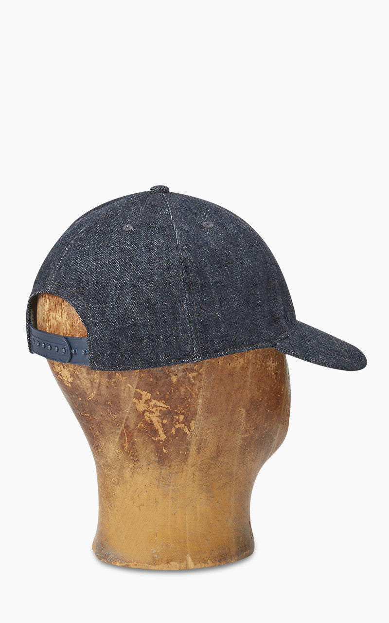 RRL Winged-Logo Baseball Cap Denim Indigo
