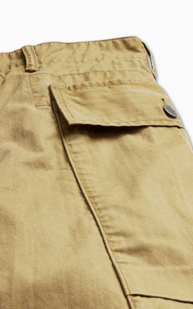 RRL Cargo Trouser Herringbone Twill Khaki