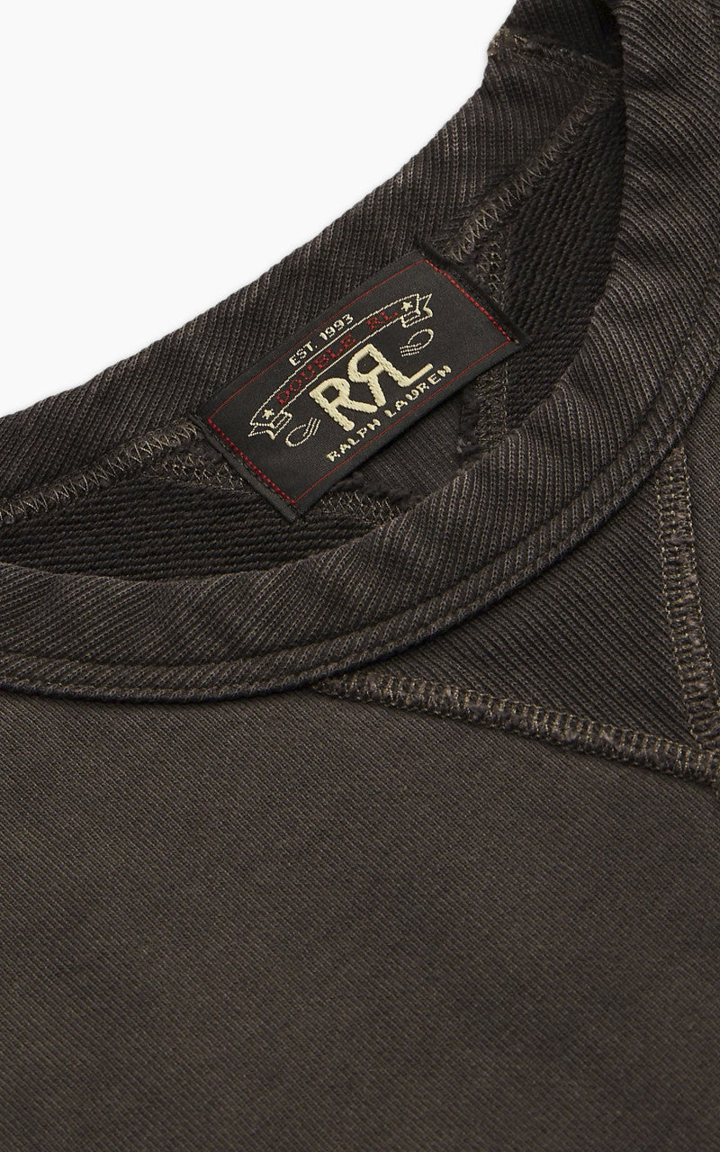 RRL French Terry Crewneck Black Indigo
