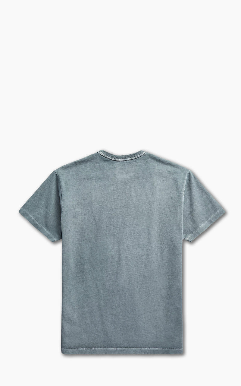 RRL Jersey Graphic T-Shirt Vintage Blue