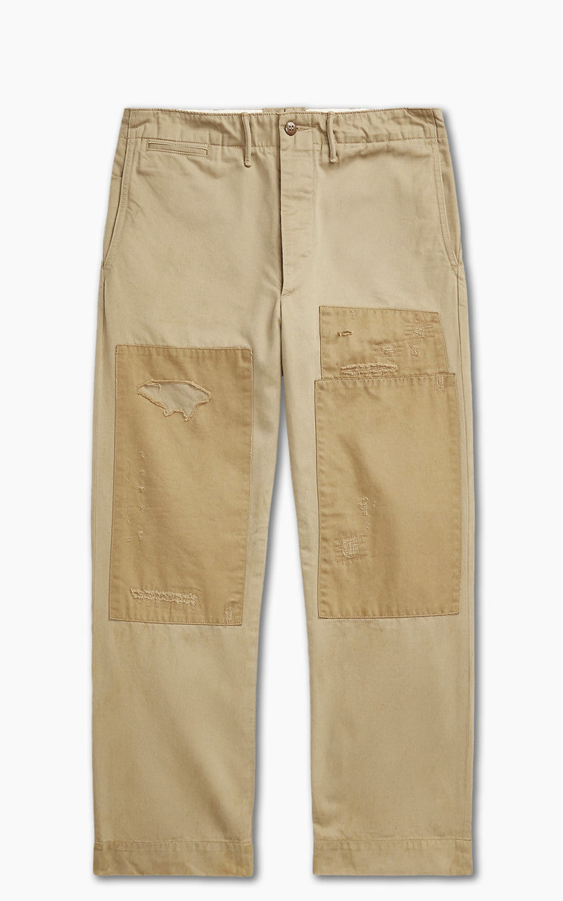 RRL Repaired Twill Field Trouser New Military Khaki
