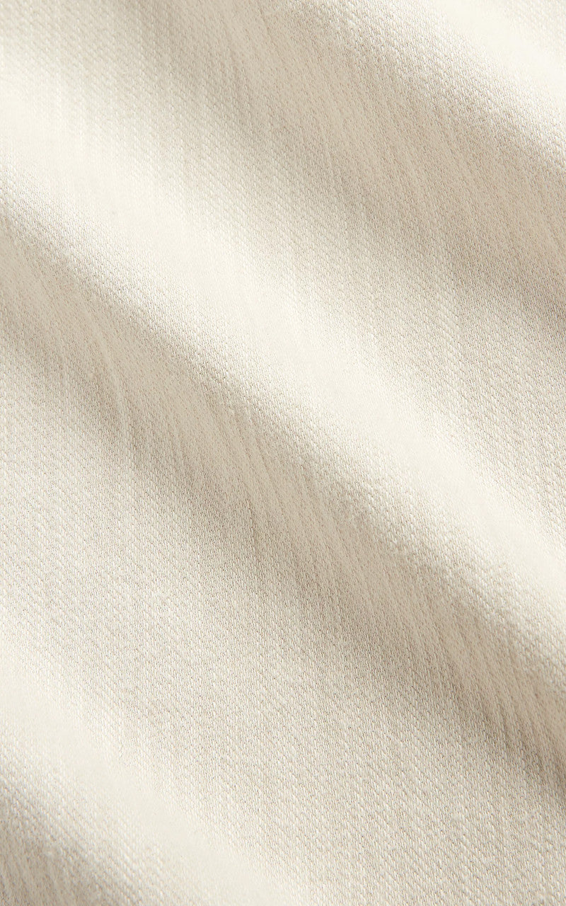 RRL Garment-Dyed Jersey Popover Anorak Cream