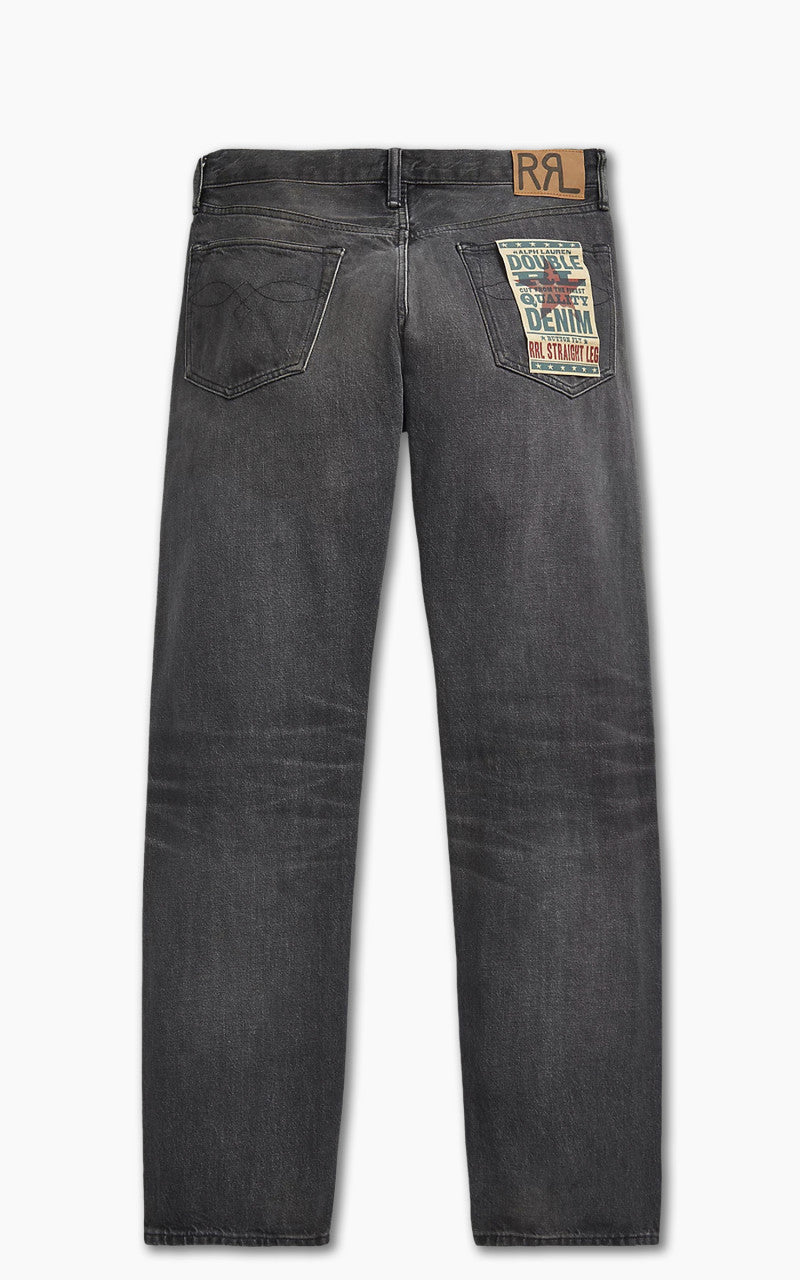 RRL Straight Fit Jean Dusty Black Wash