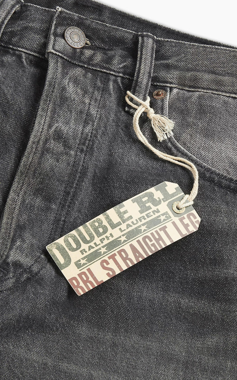 RRL Straight Fit Jean Dusty Black Wash