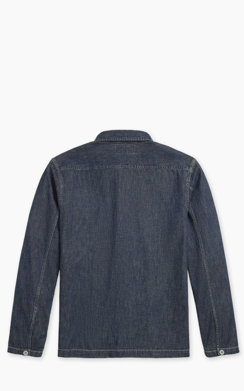 RRL Indigo Denim Overshirt Dark Wash