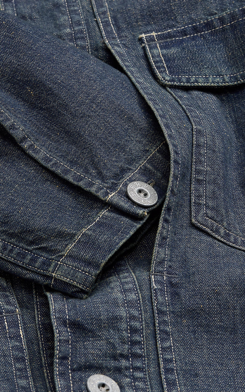 RRL Indigo Denim Overshirt Dark Wash