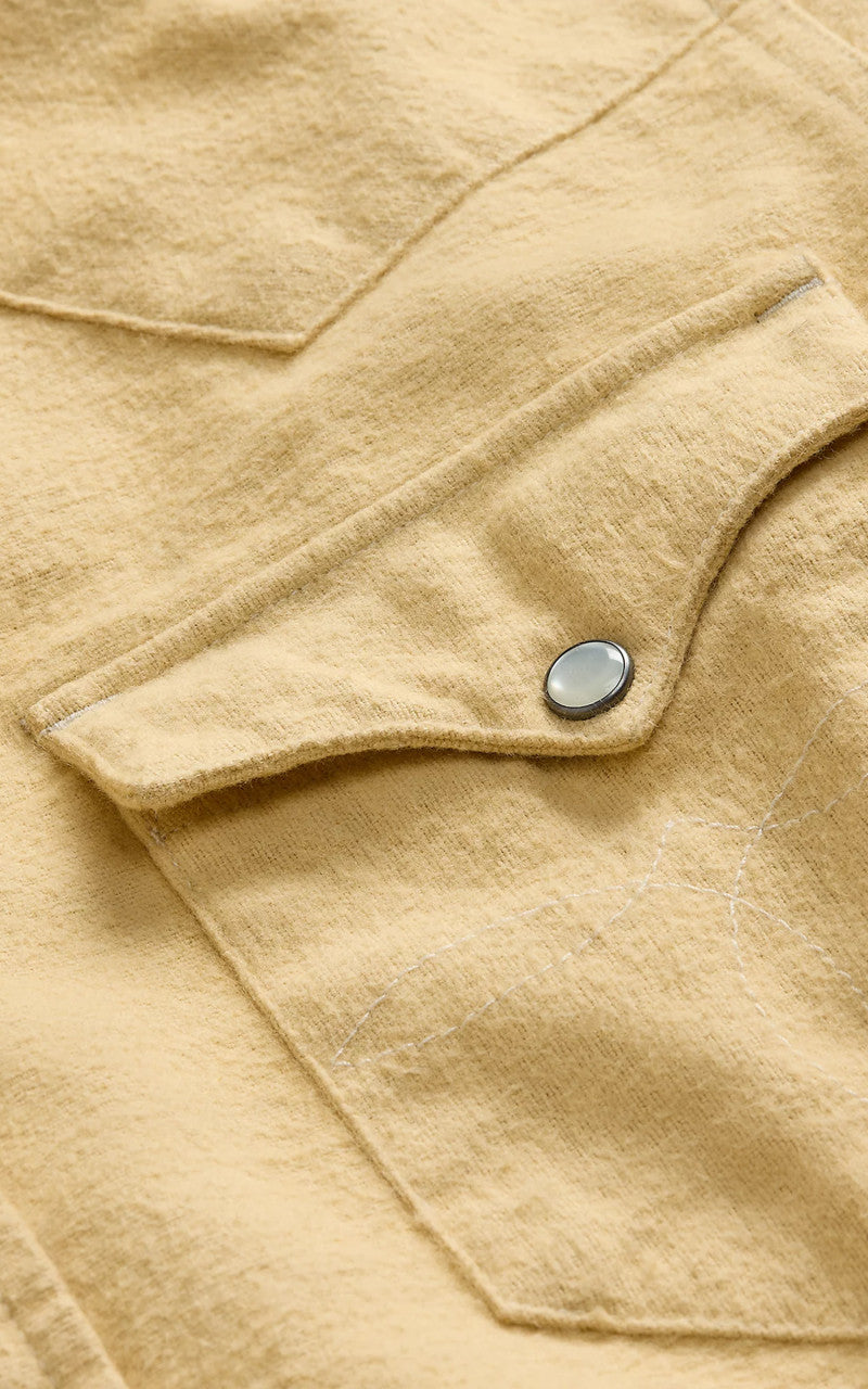 RRL Buffalo Western Shirt Chamois Faded Yellow