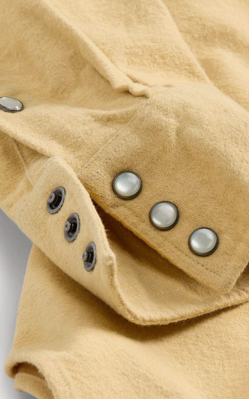 RRL Buffalo Western Shirt Chamois Faded Yellow