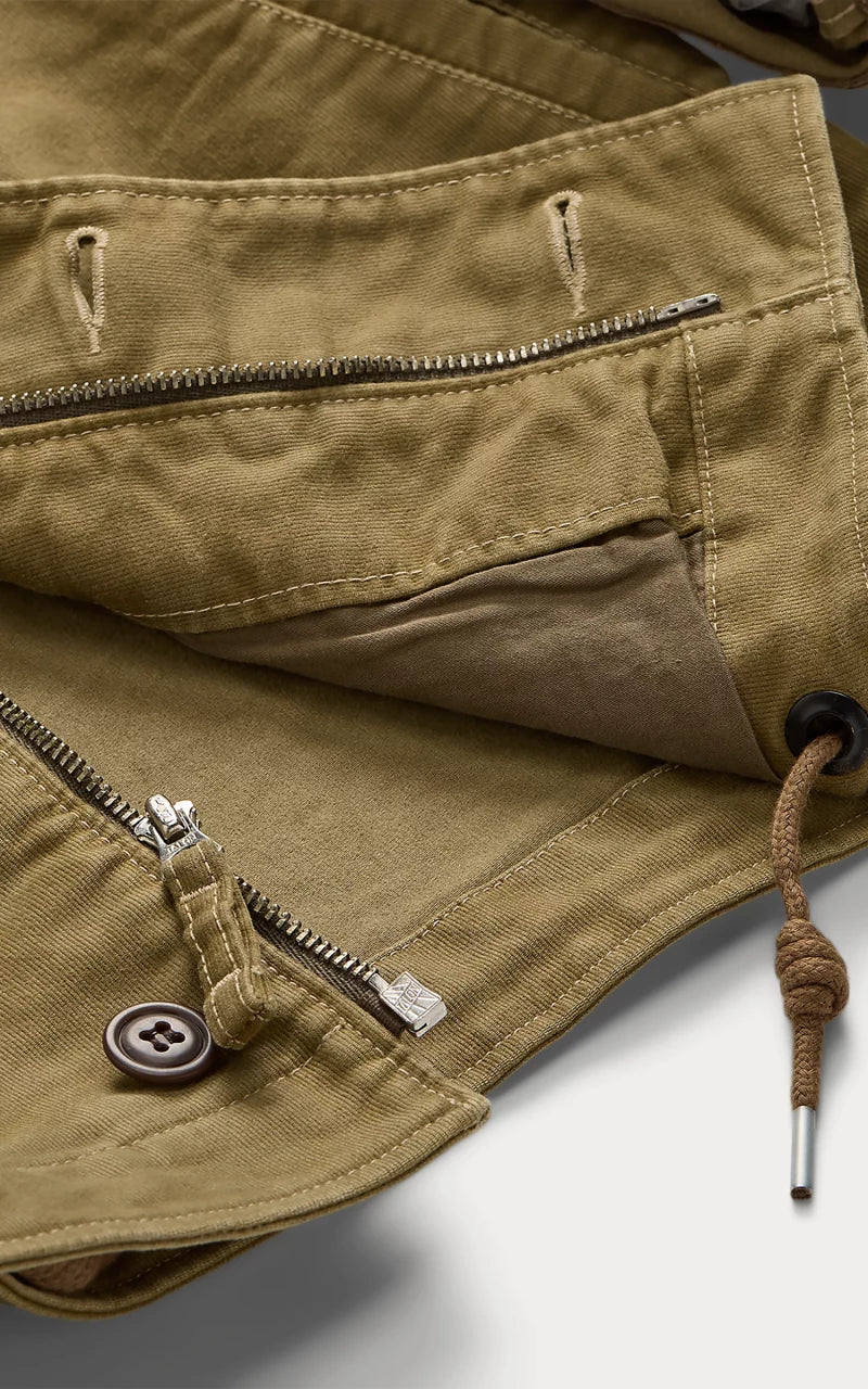 RRL Bower Deck Jacket Khaki Drab