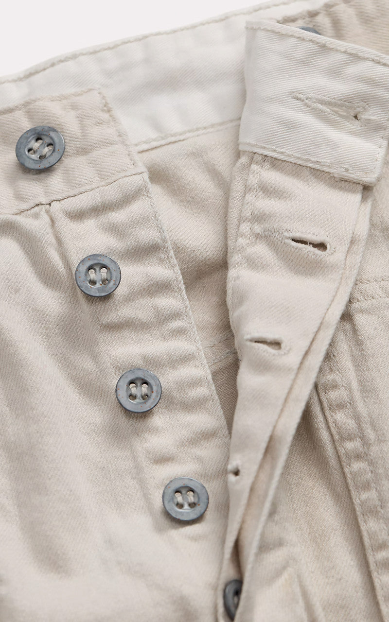 RRL Engineer Fit Repaired Carpenter Trouser Destroy And Repaired Creme
