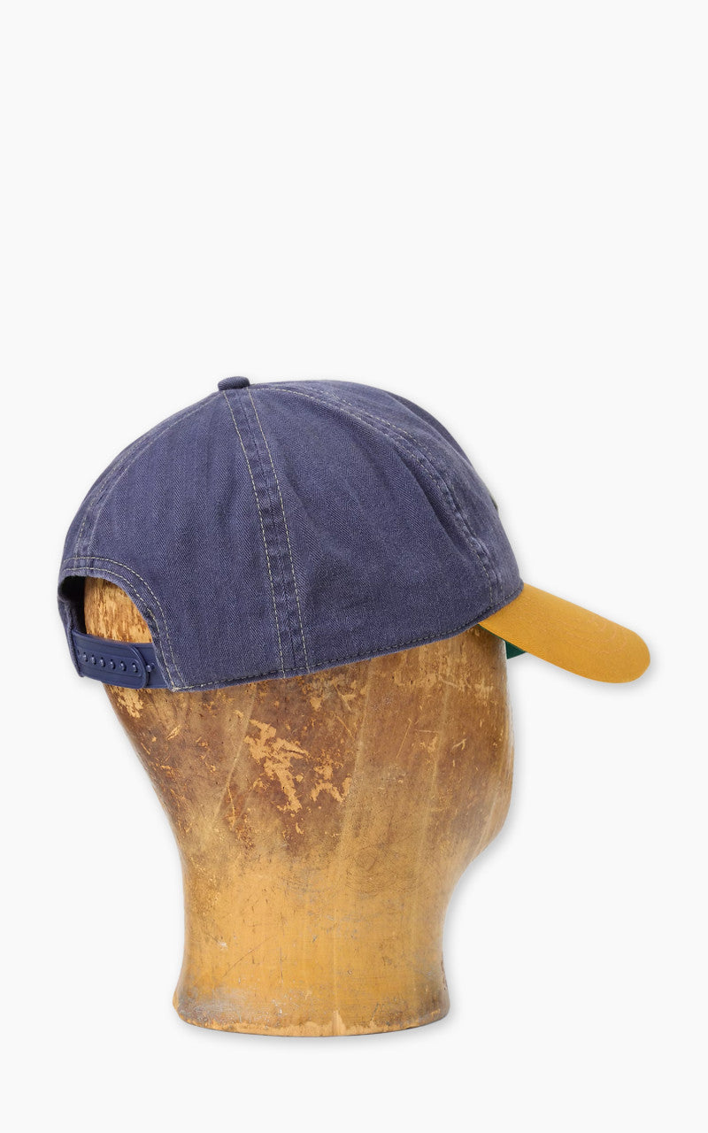 RRL Herringbone Twill Trucker Cap Garage Purple