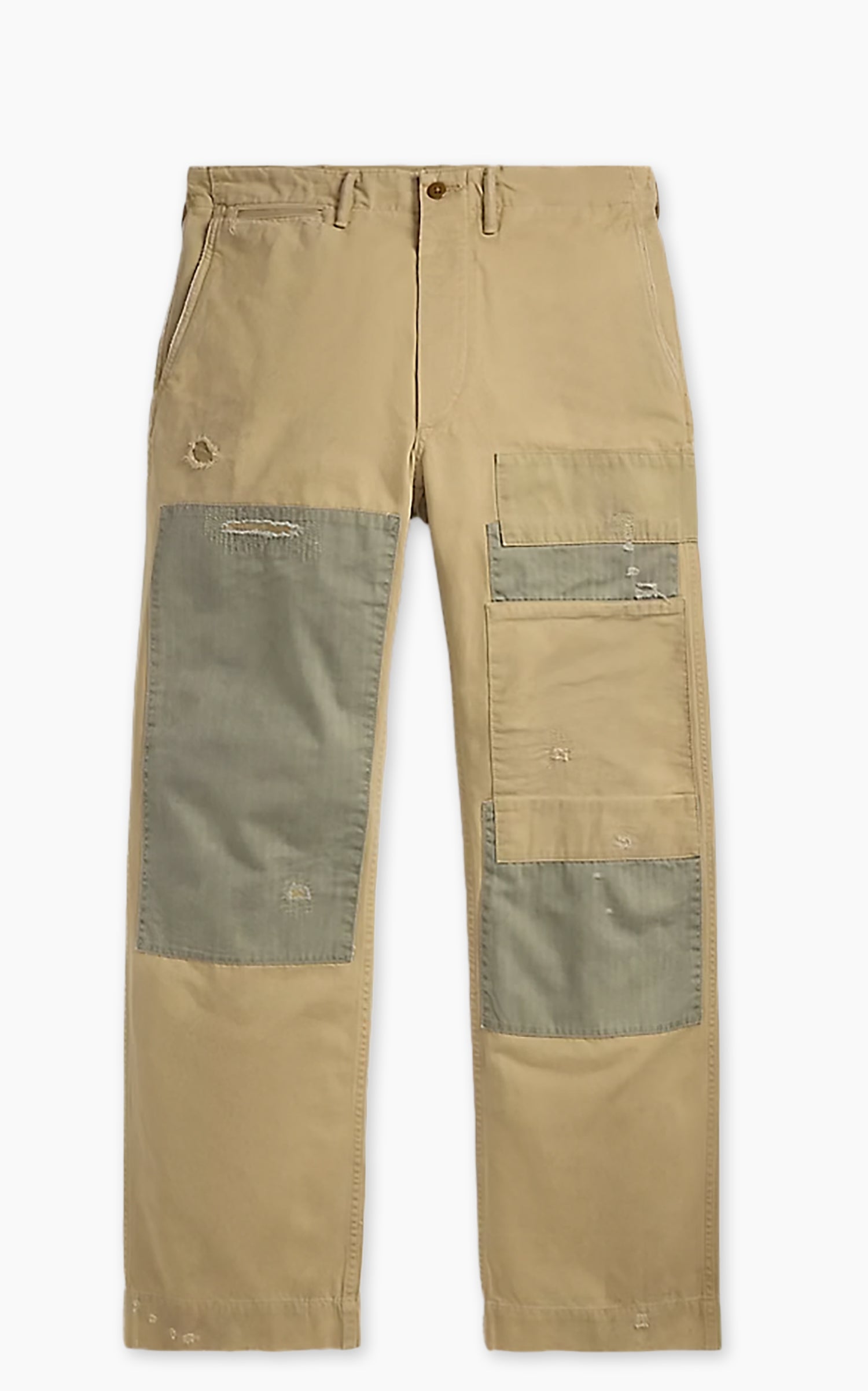 RRL Repaired Chino Field Trouser New Military Khaki W/ Rep