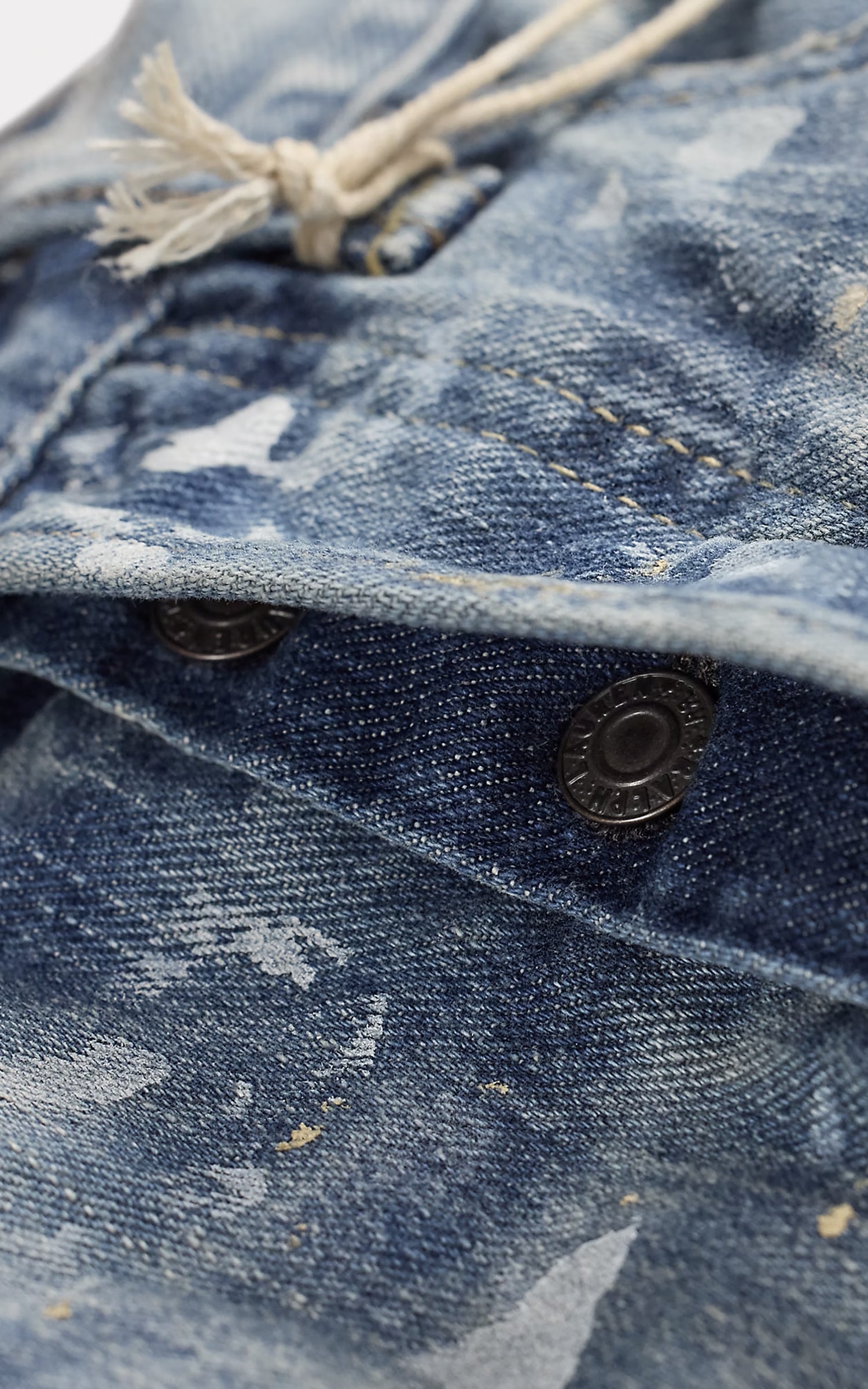 RRL Straight Fit Distressed Jean Fenimore Wash