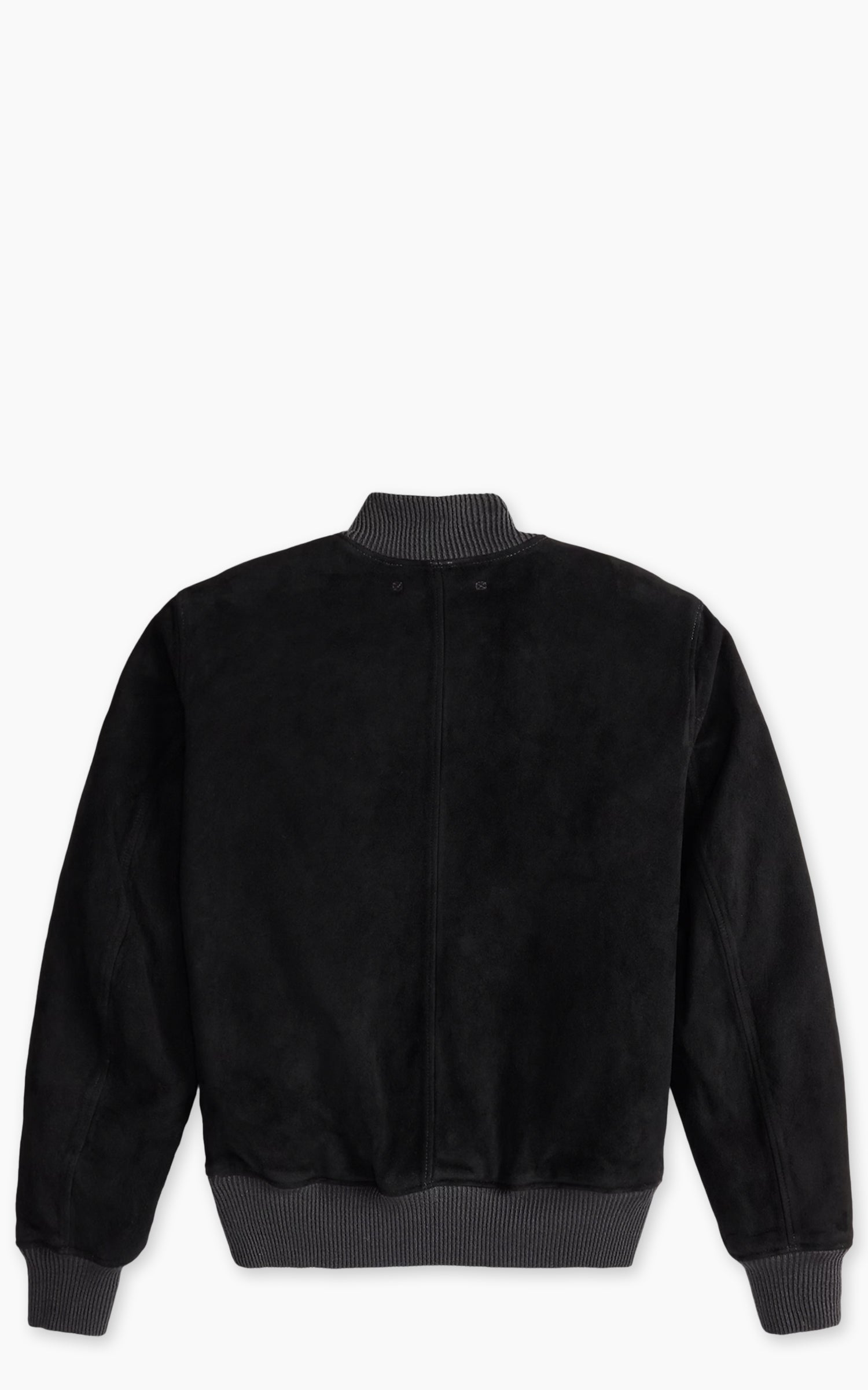 RRL Mason Suede Bomber Jacket Vintage Black