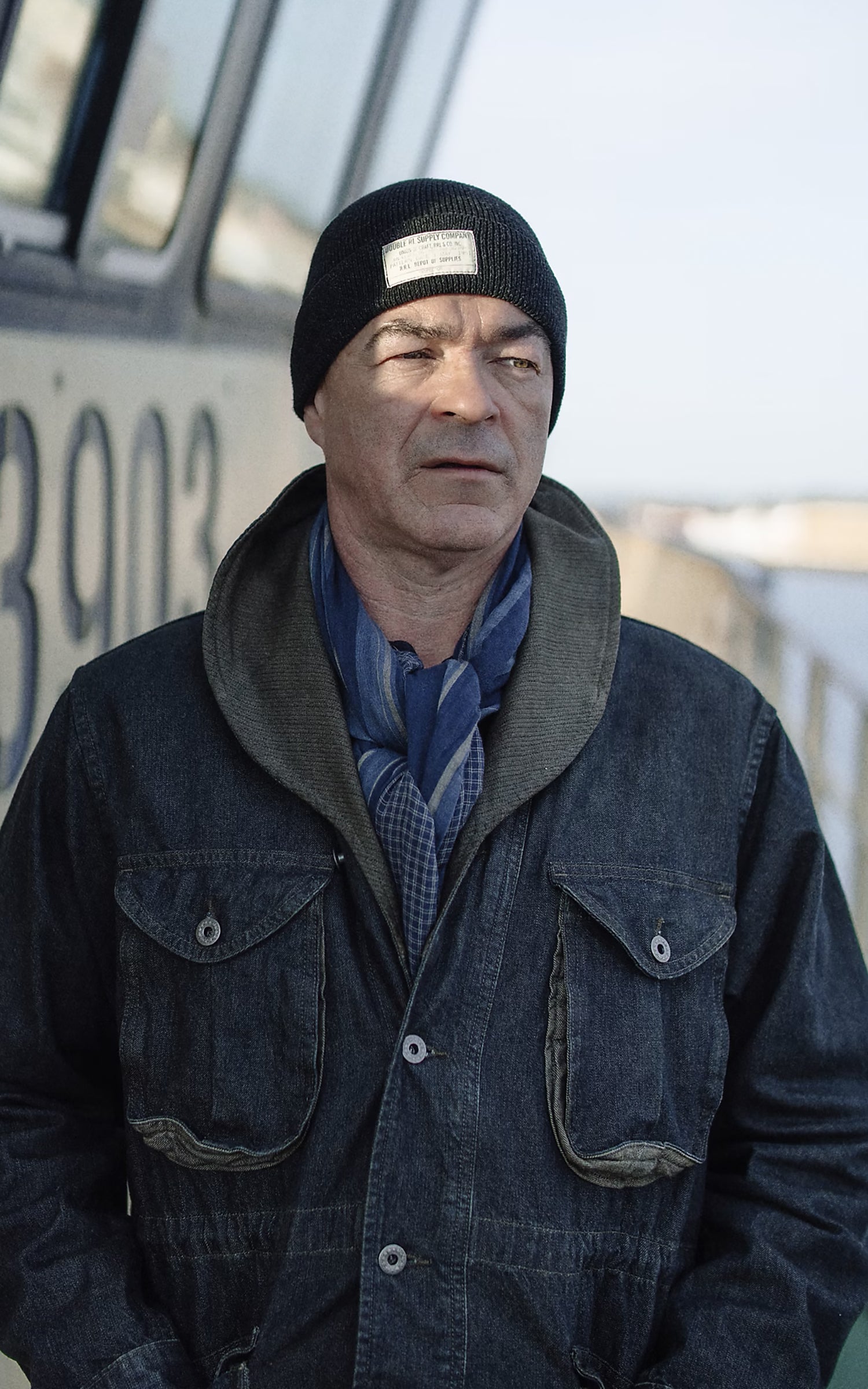 RRL Hugo Cotton-Linen Denim Field Coat Indigo