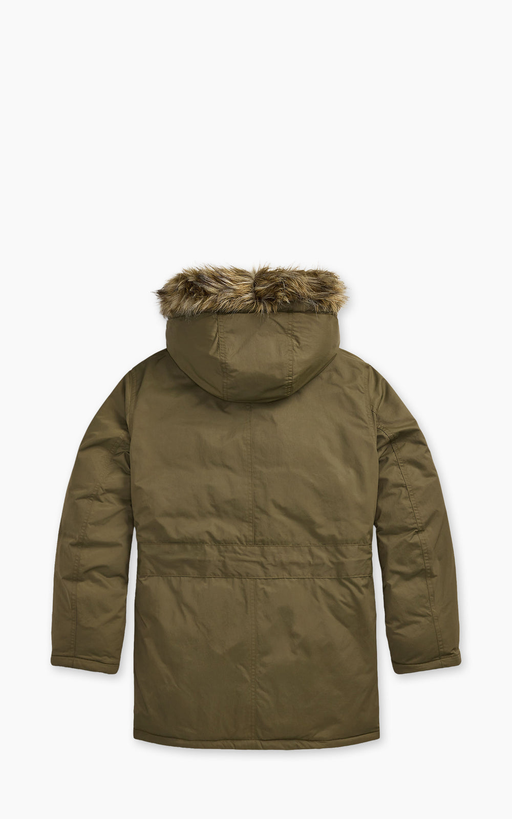 RRL Faux-Fur-Trim Parka Vintage Olive