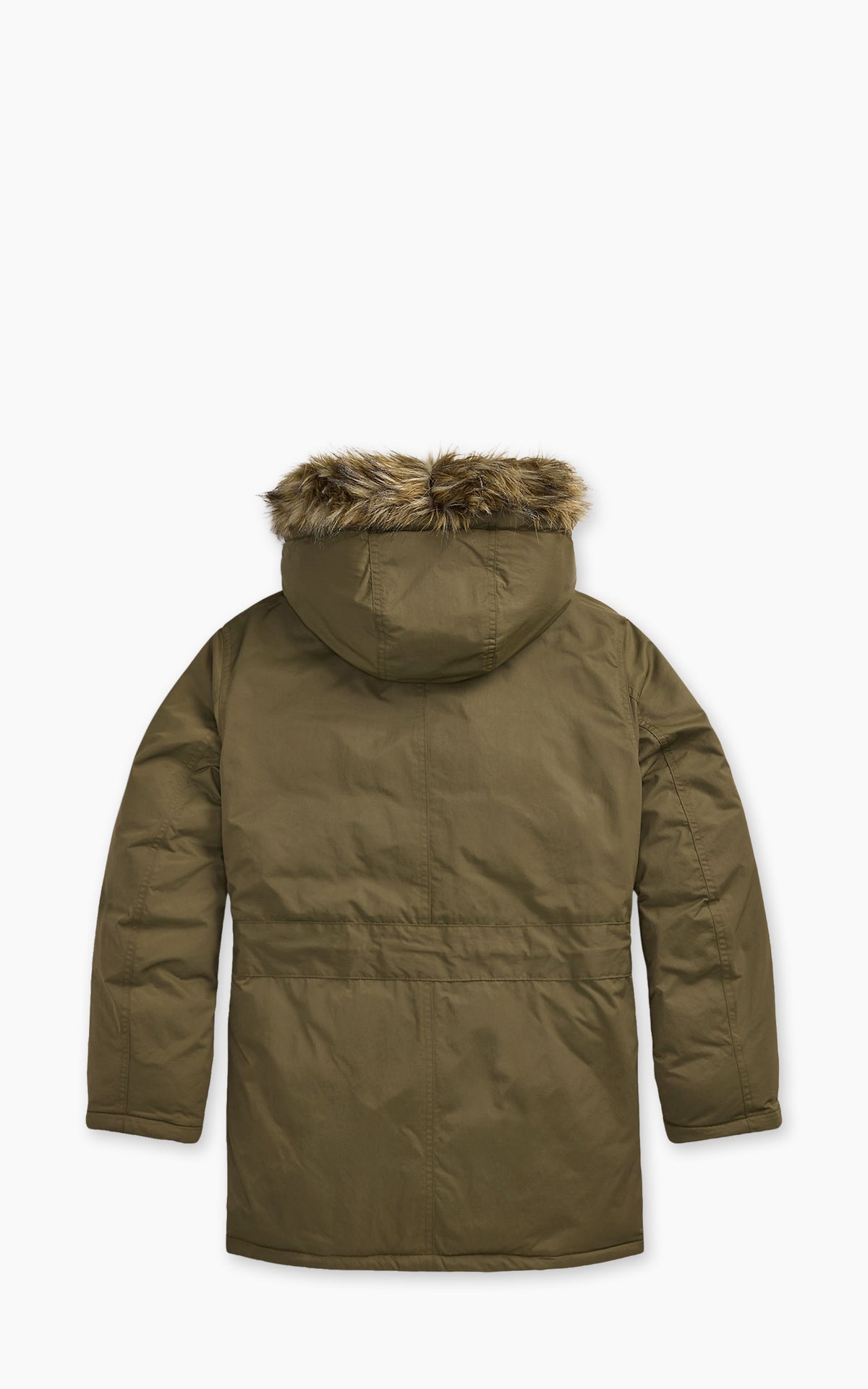 RRL Faux-Fur-Trim Parka Vintage Olive