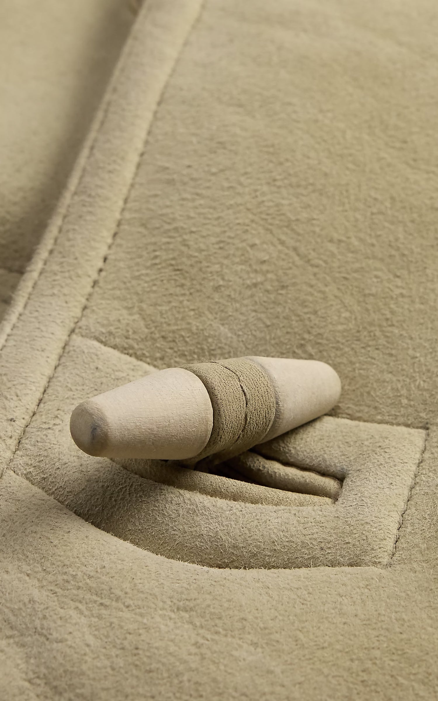 RRL Reinhold Shearling Coat Vintage Cream