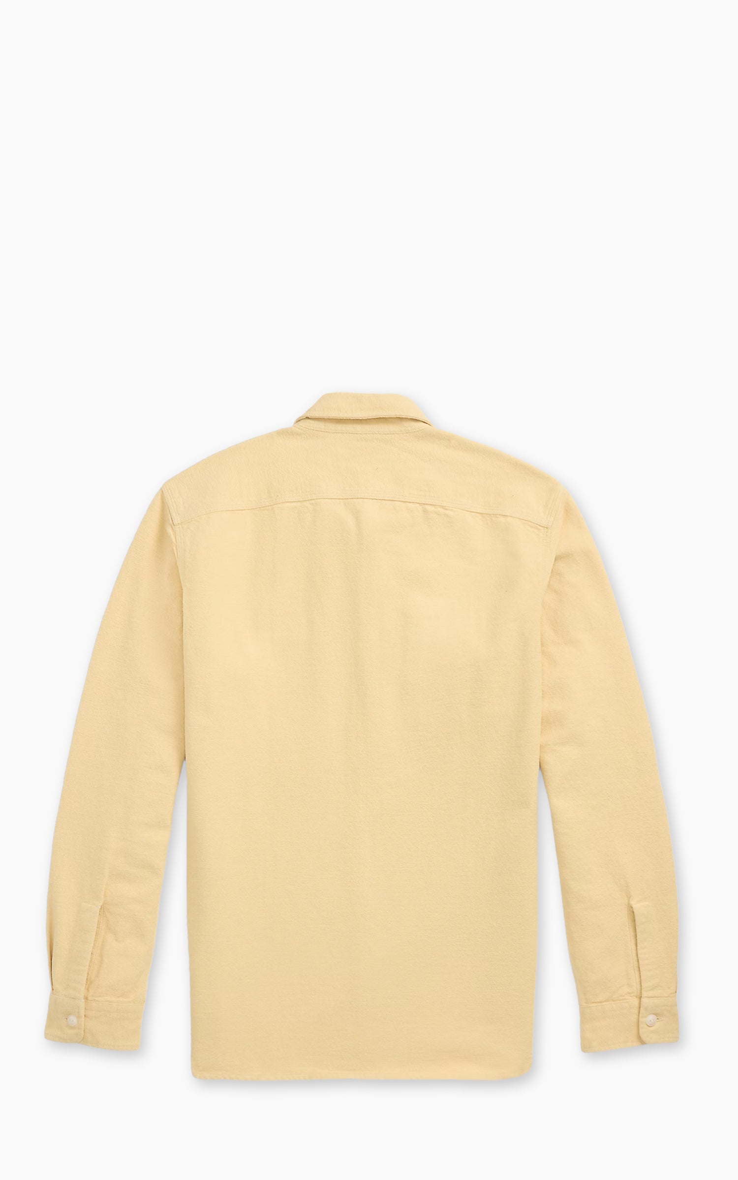 RRL Brushed Chamois Workshirt Faded Yellow