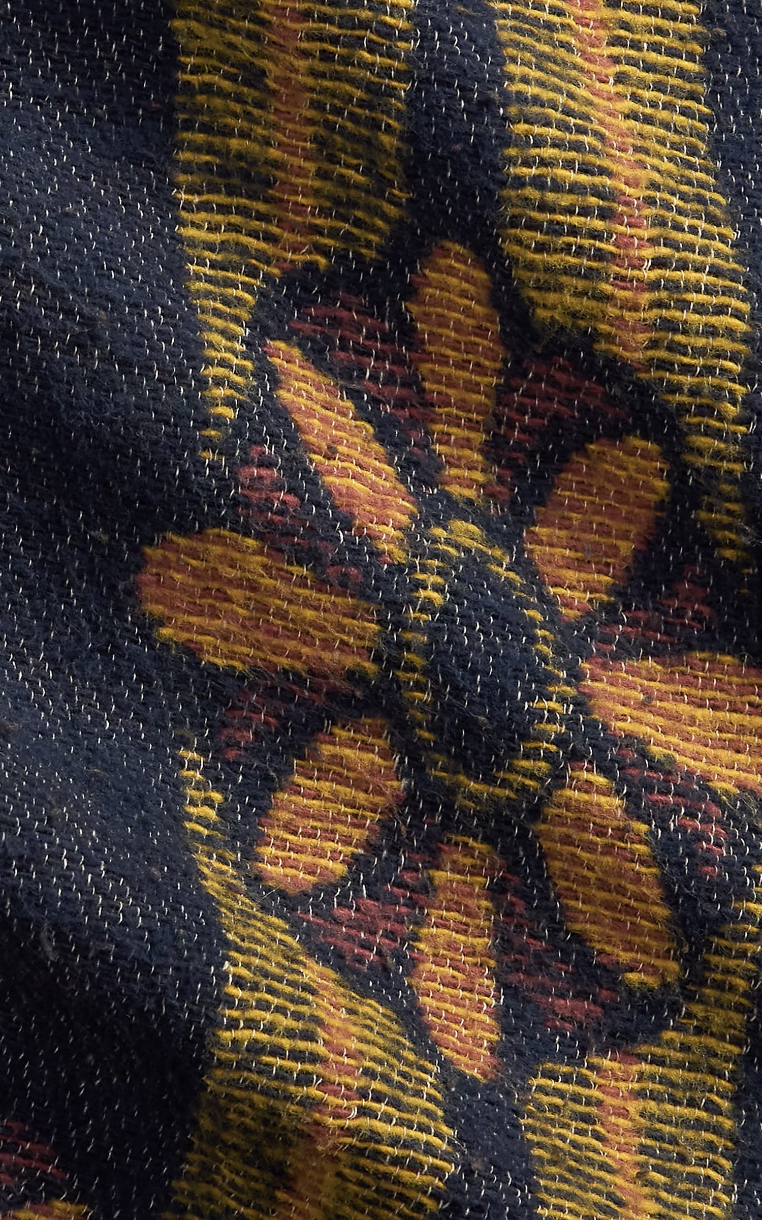 RRL Floral Jacquard Workshirt Plum Multi