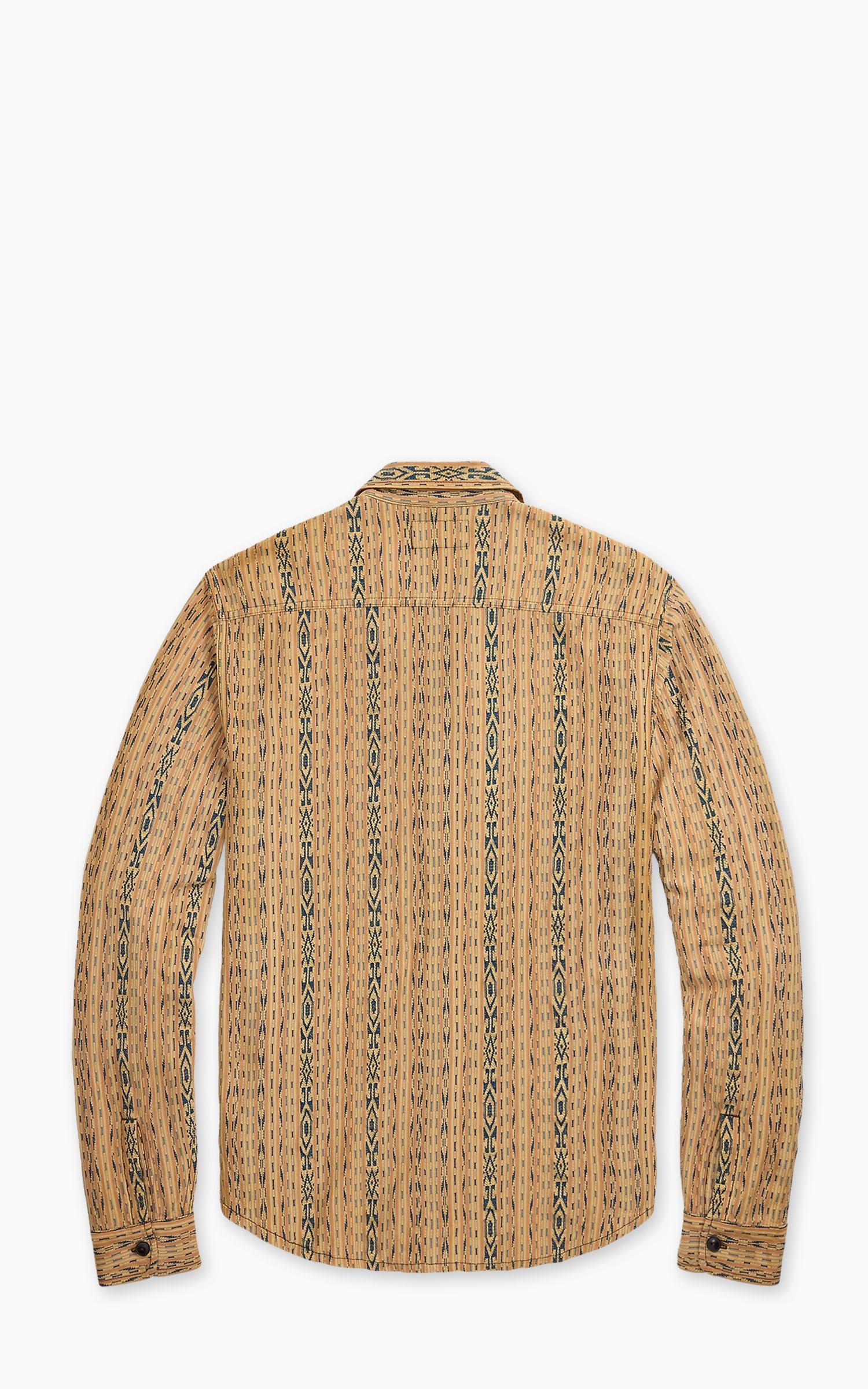 RRL Jacquard Workshirt Yellow Multi