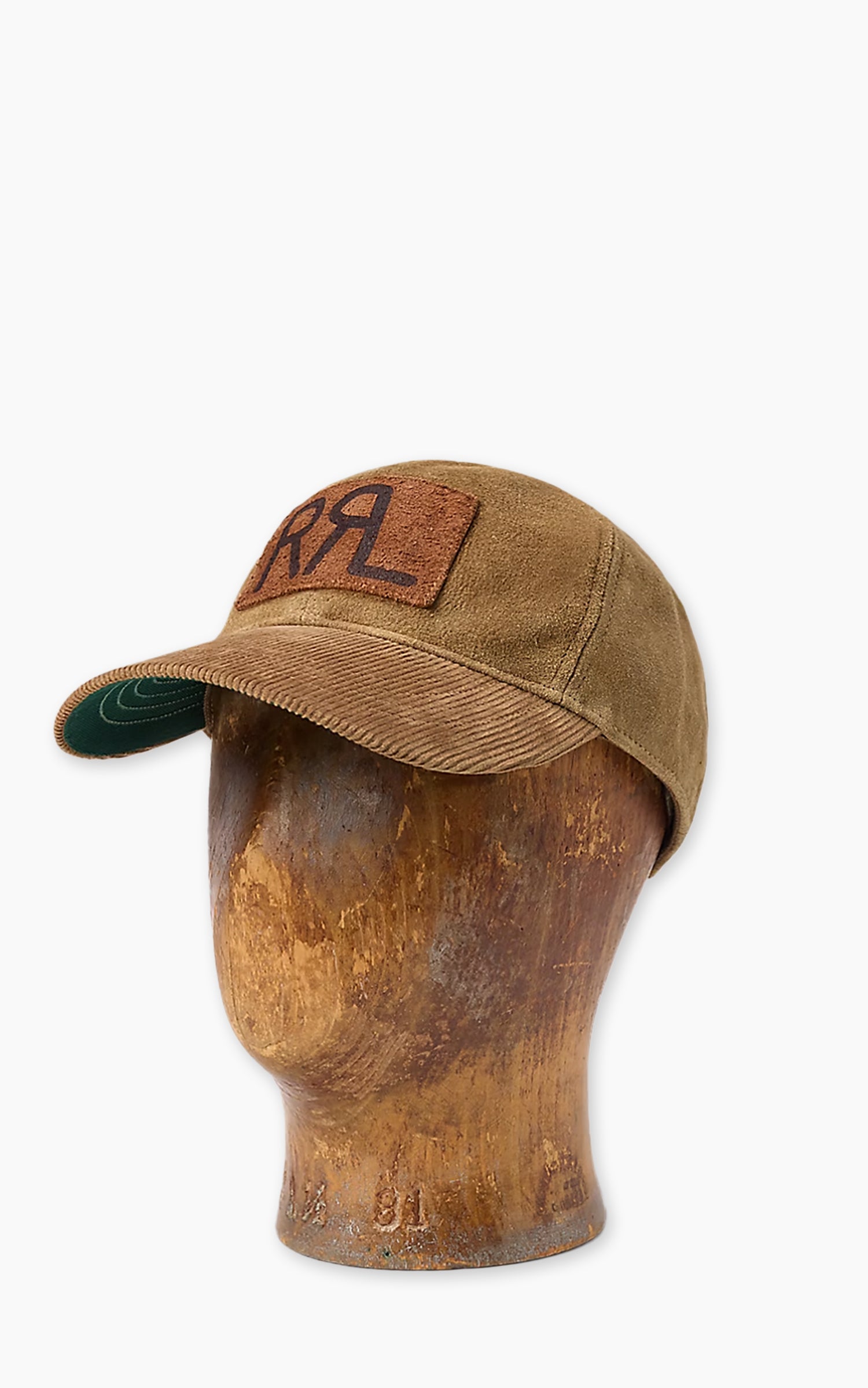 RRL Roughout Suede Trucker Cap Tan