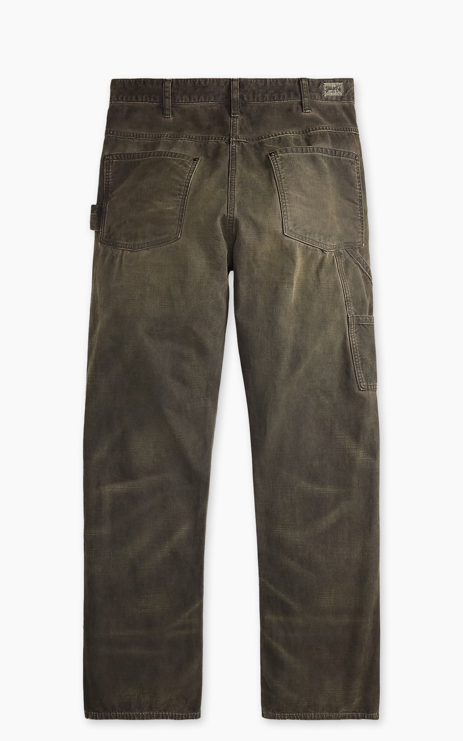 RRL Engineer Fit Canvas Carpenter Trouser Black