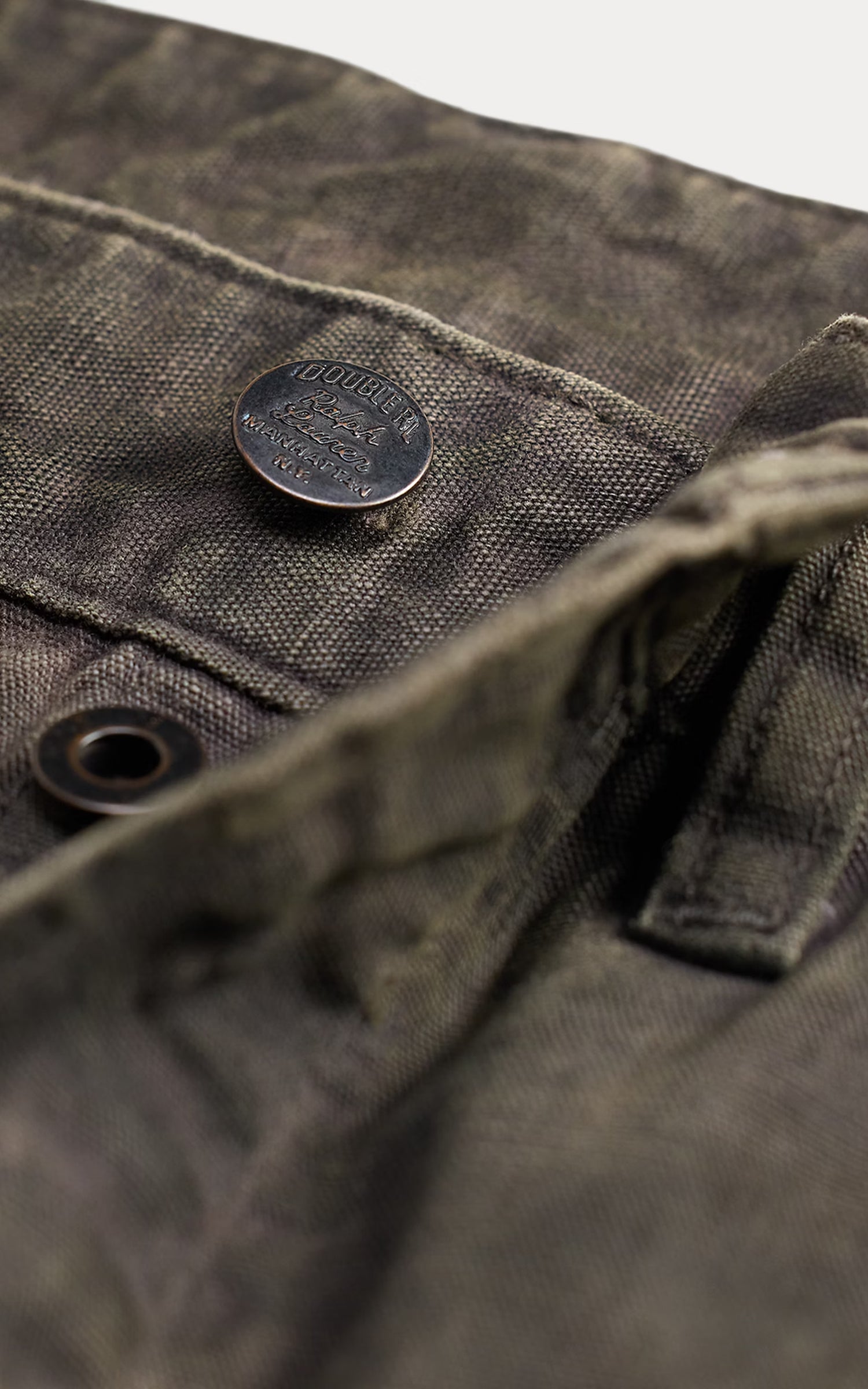 RRL Engineer Fit Canvas Carpenter Trouser Black
