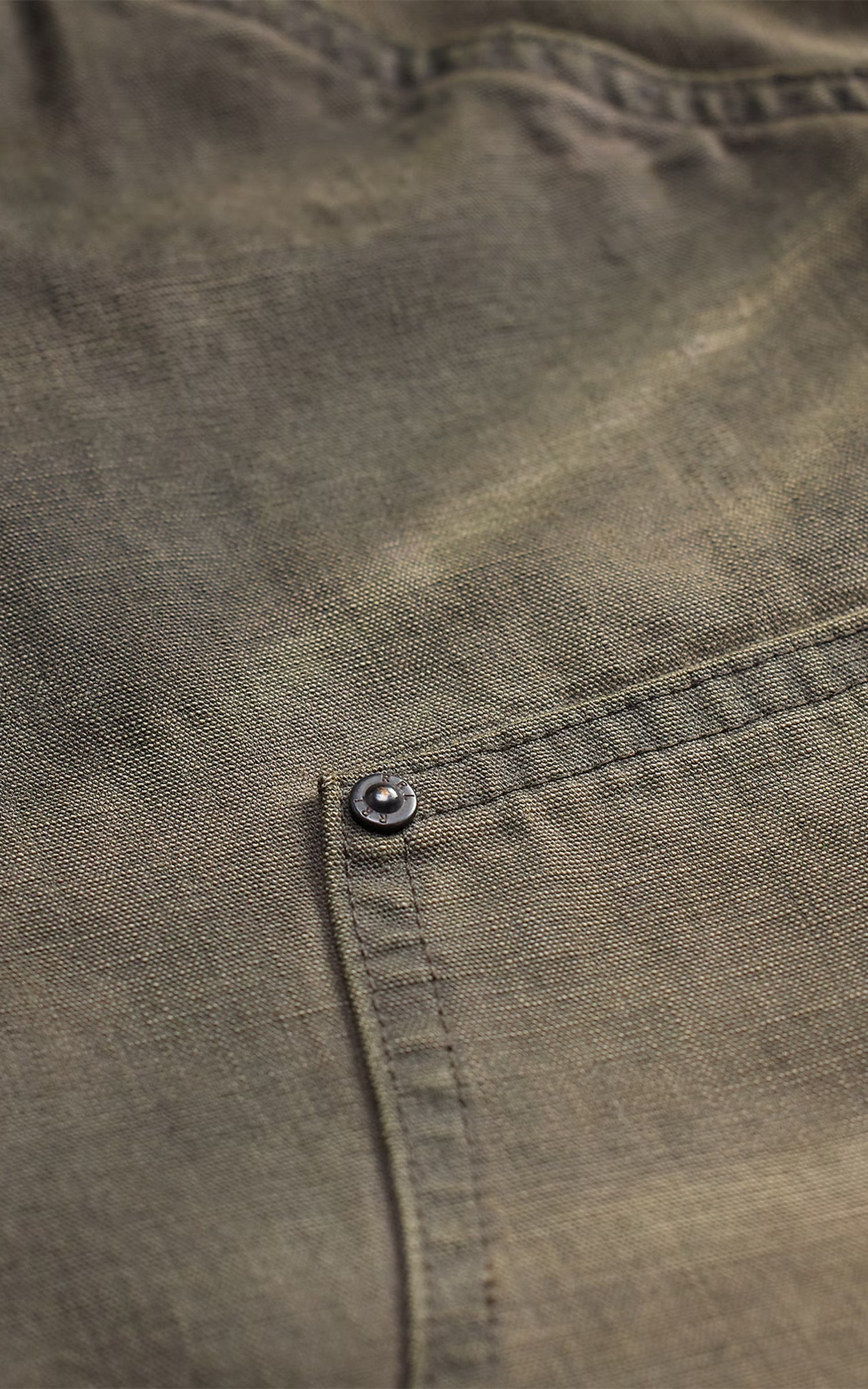 RRL Engineer Fit Canvas Carpenter Trouser Black