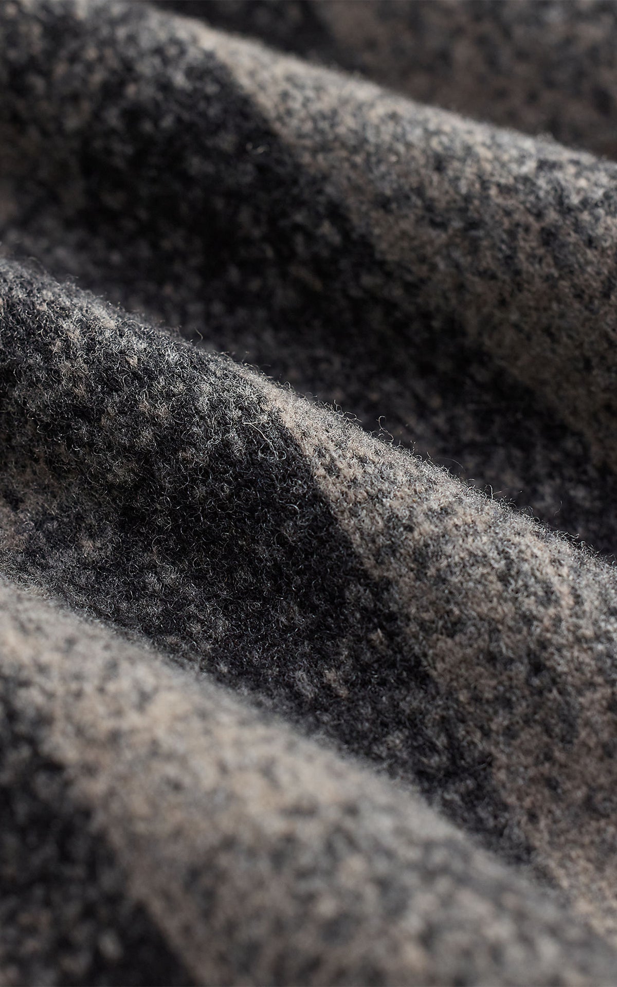 RRL Wool-Cashmere Western Overshirt Sweater Black Multi