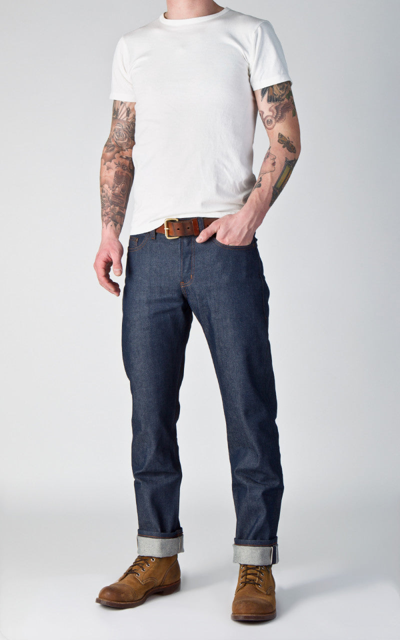 Naked & Famous Denim Weird Guy Natural Indigo Selvedge 12.5oz