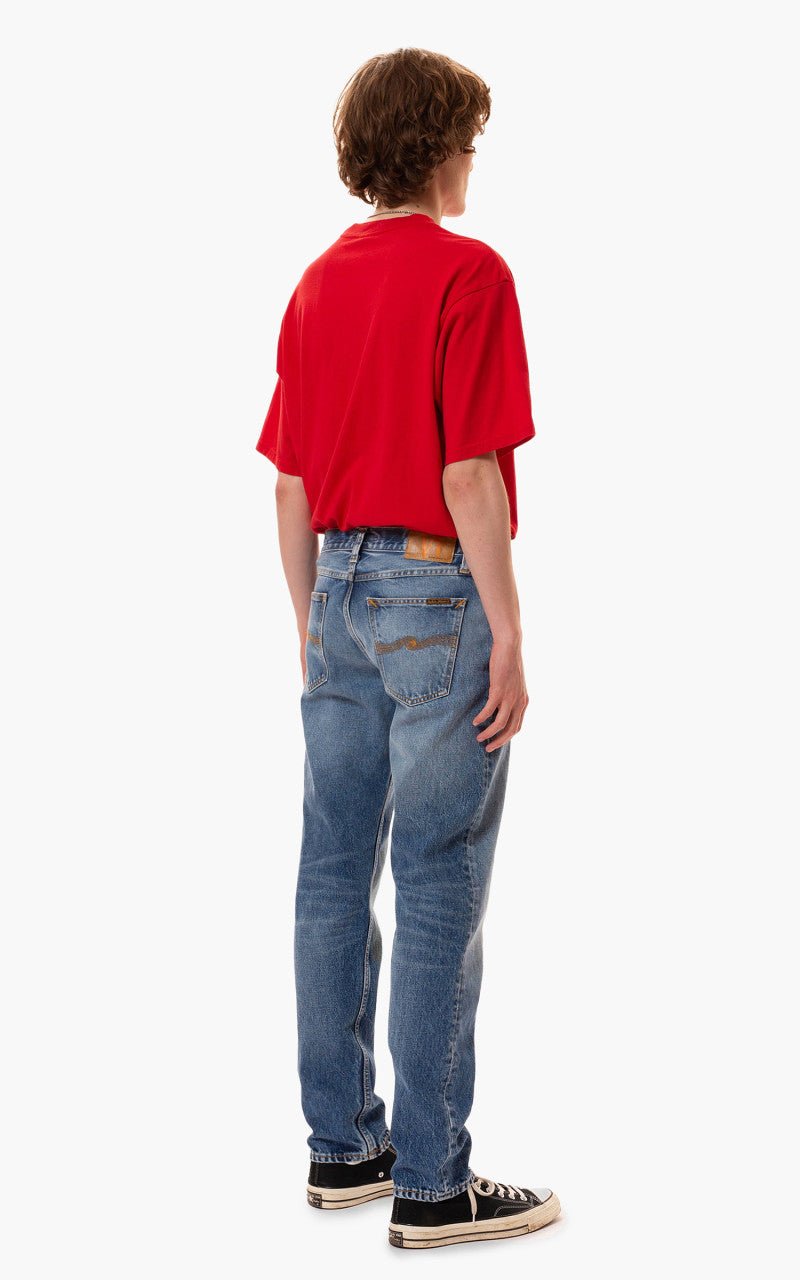 Nudie Jeans Steady Eddie II Blue Tornado