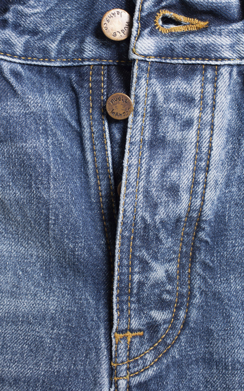 Nudie Jeans Steady Eddie II Blue Tornado