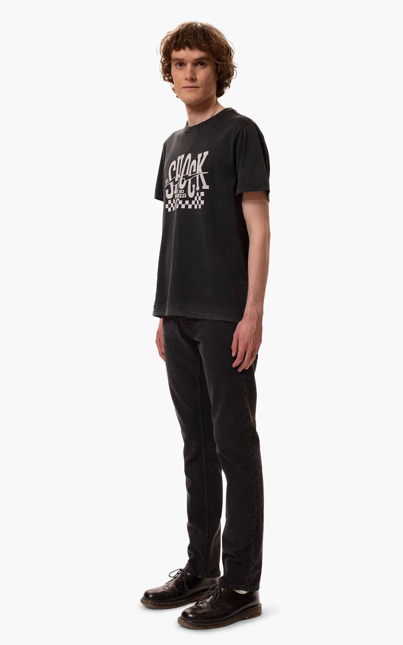 Nudie Jeans Grim Tim Matte Black OD