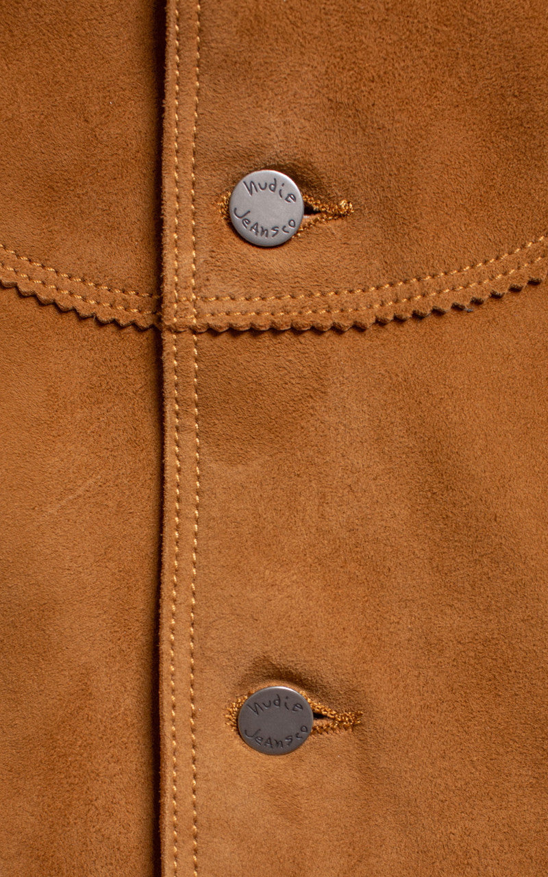 Nudie Jeans Muddy Nubuck Jacket Camel