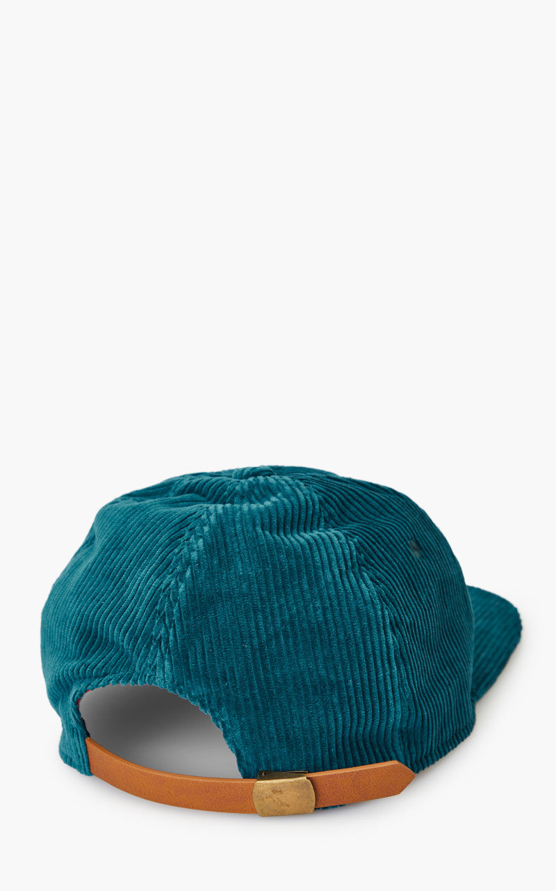 Baracuta Baseball Corduroy Cap Peacock Blue