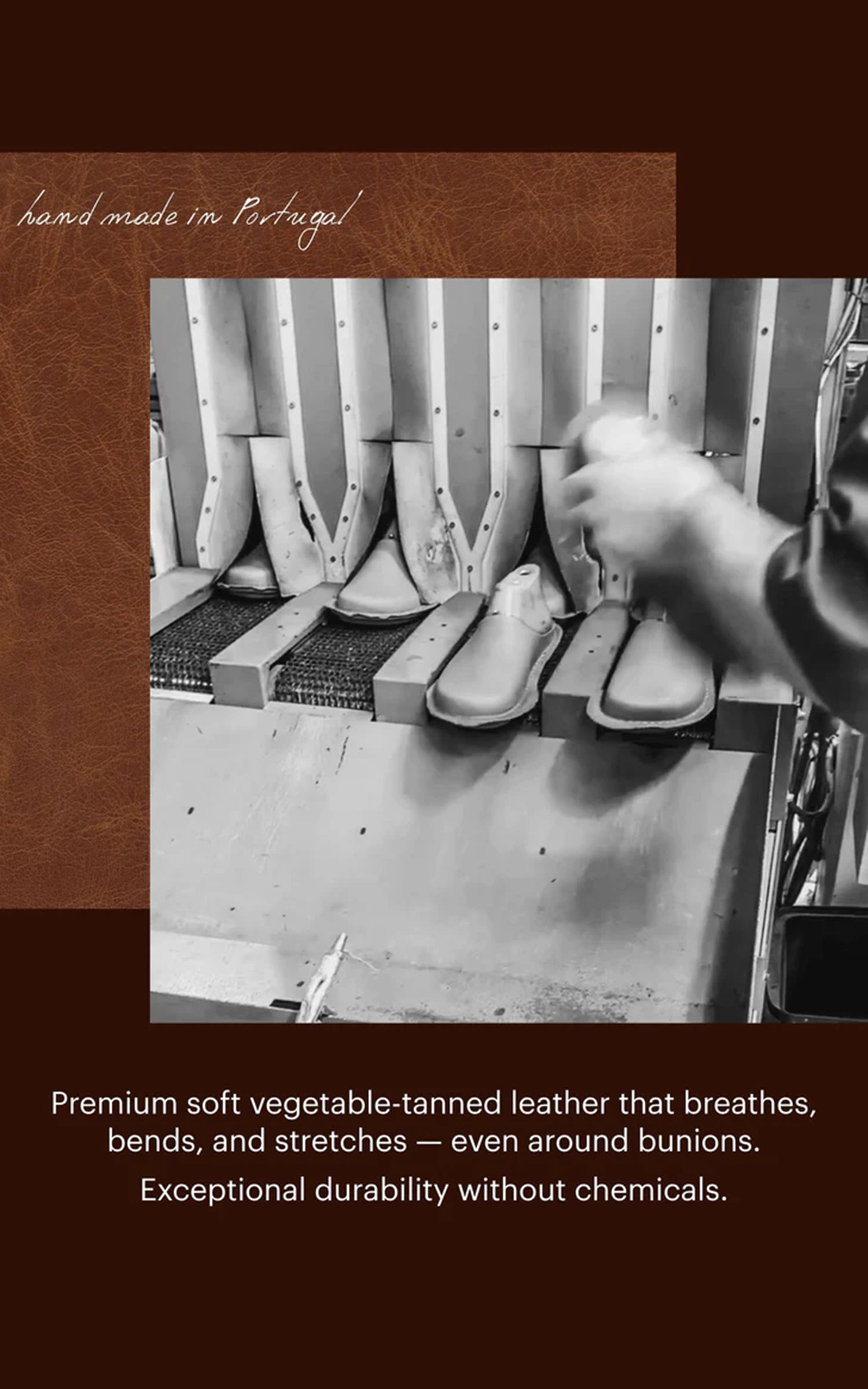 VIBAe ROMA Leather Cocoa Brown