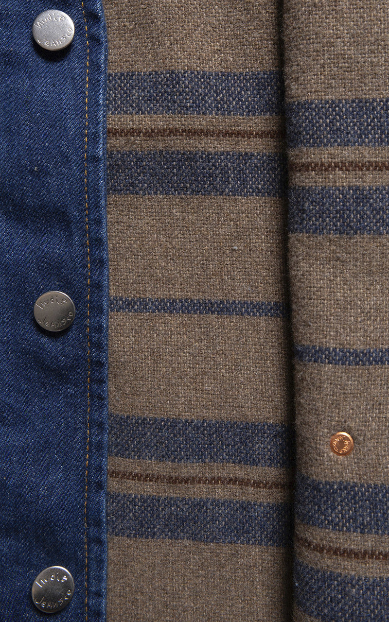 Nudie Jeans Harry Rinse Denim Vest Dark Blue