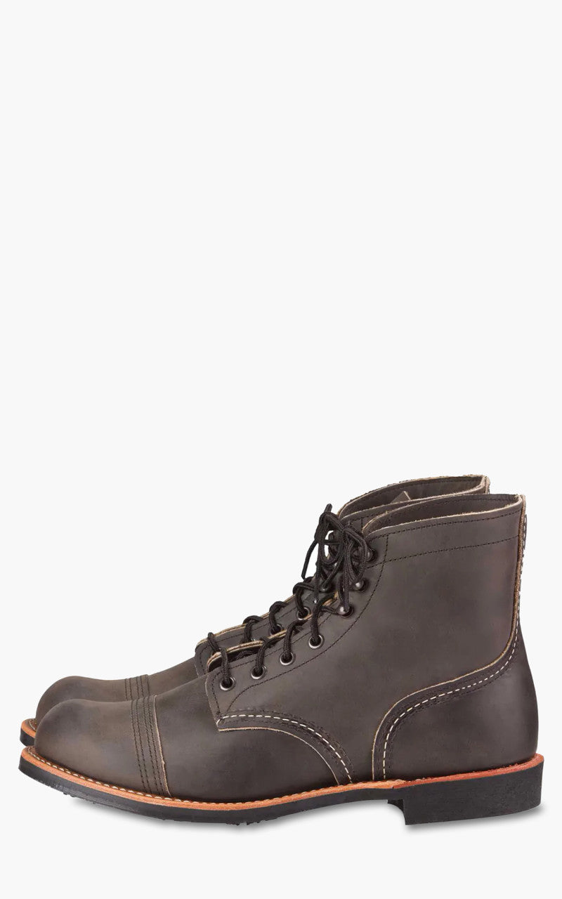 Red Wing Shoes 8086D Iron Ranger Charcoal Rough & Tough