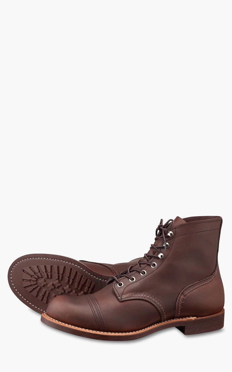 Red Wing Shoes 8111D Iron Ranger Amber Harness
