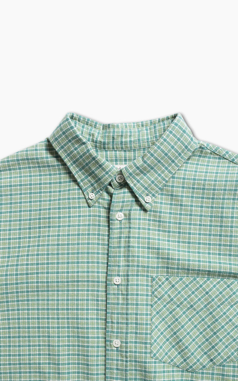 Nudie Jeans Filip Checked BD Shirt Green