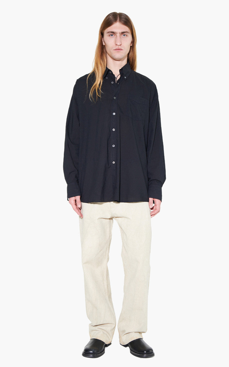 Our Legacy Borrowed BD Shirt Black Voile