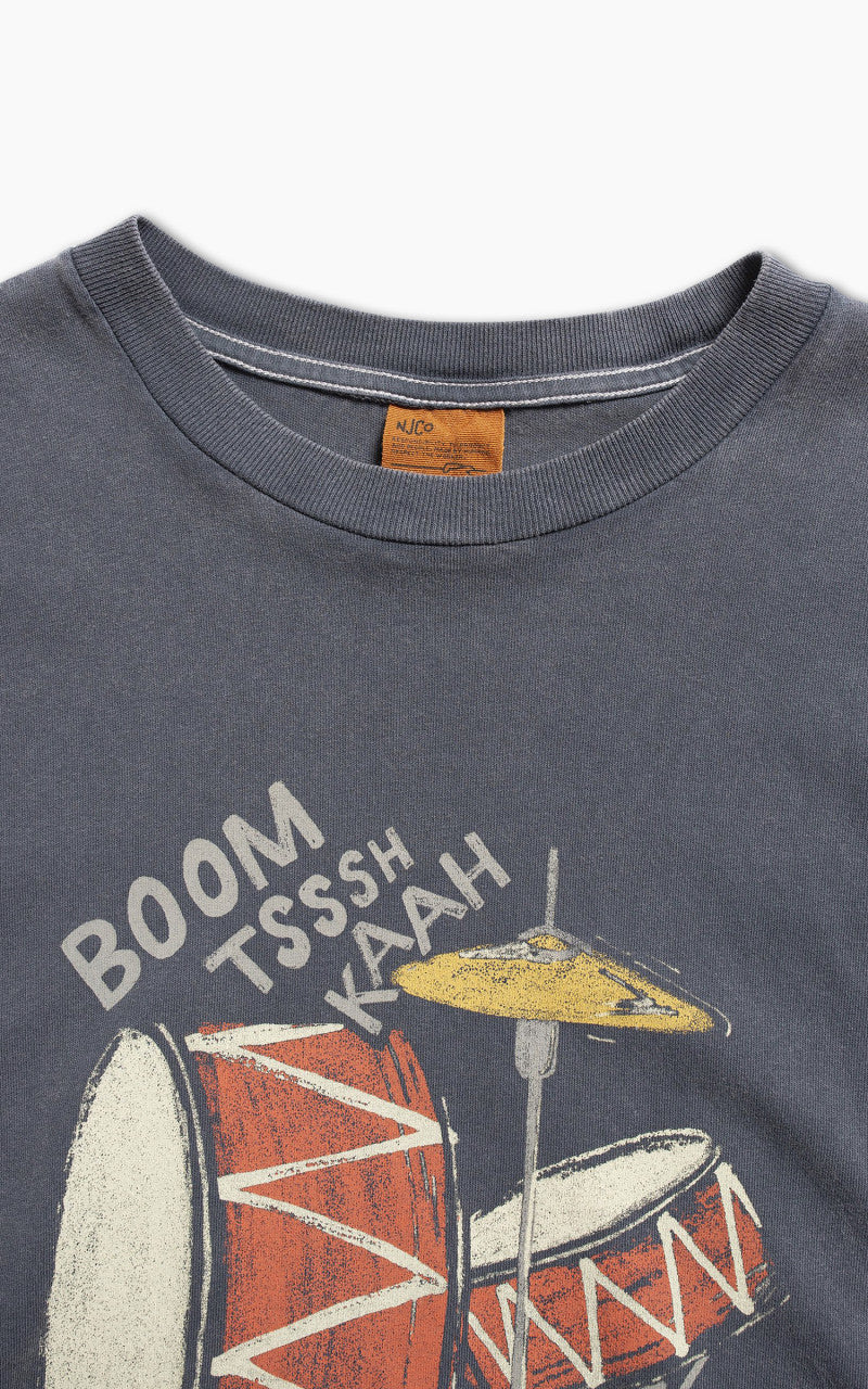 Nudie Jeans Koffe Trummor T-Shirt Antracite