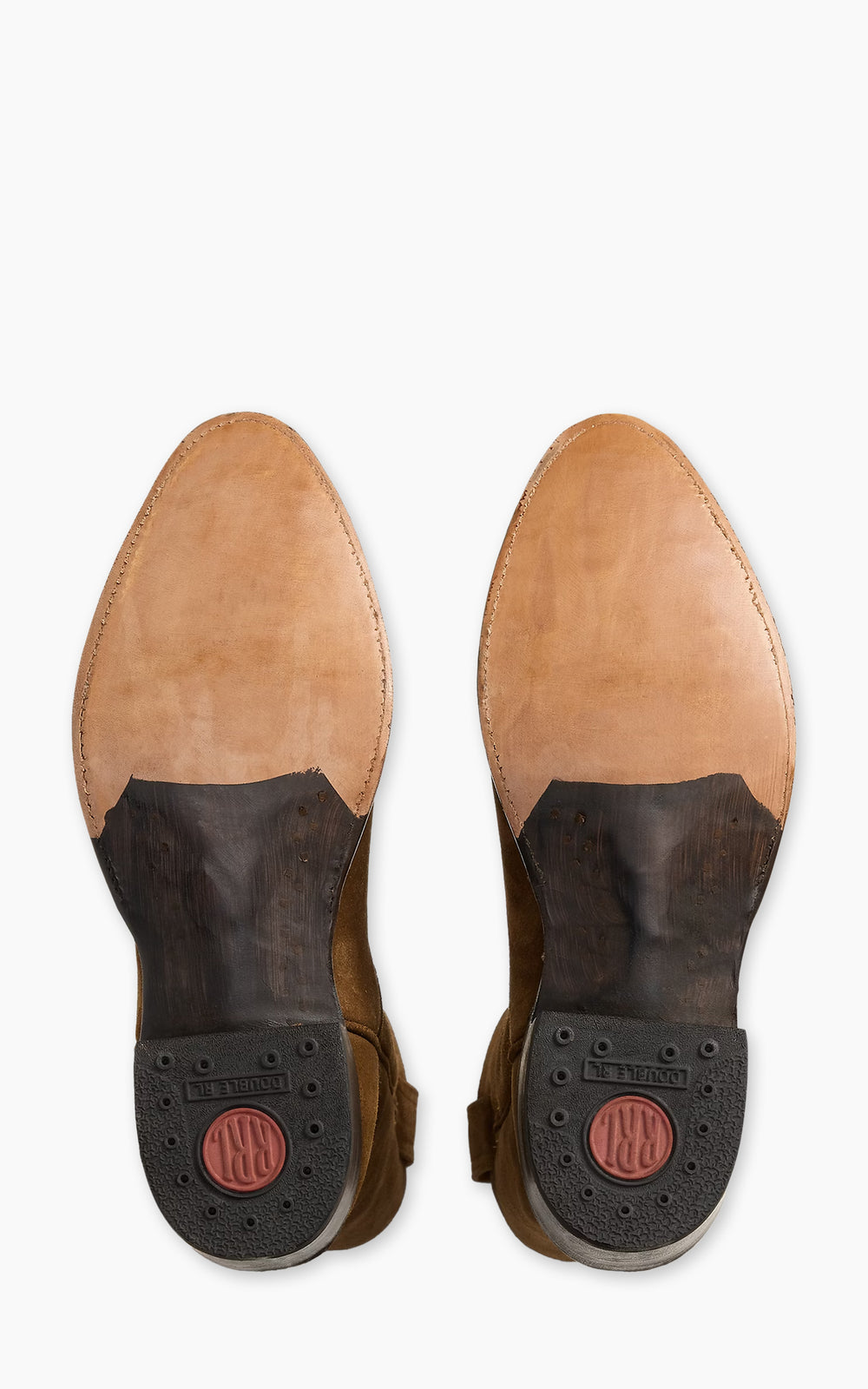 RRL Plainview Roughout Suede Boot Brown