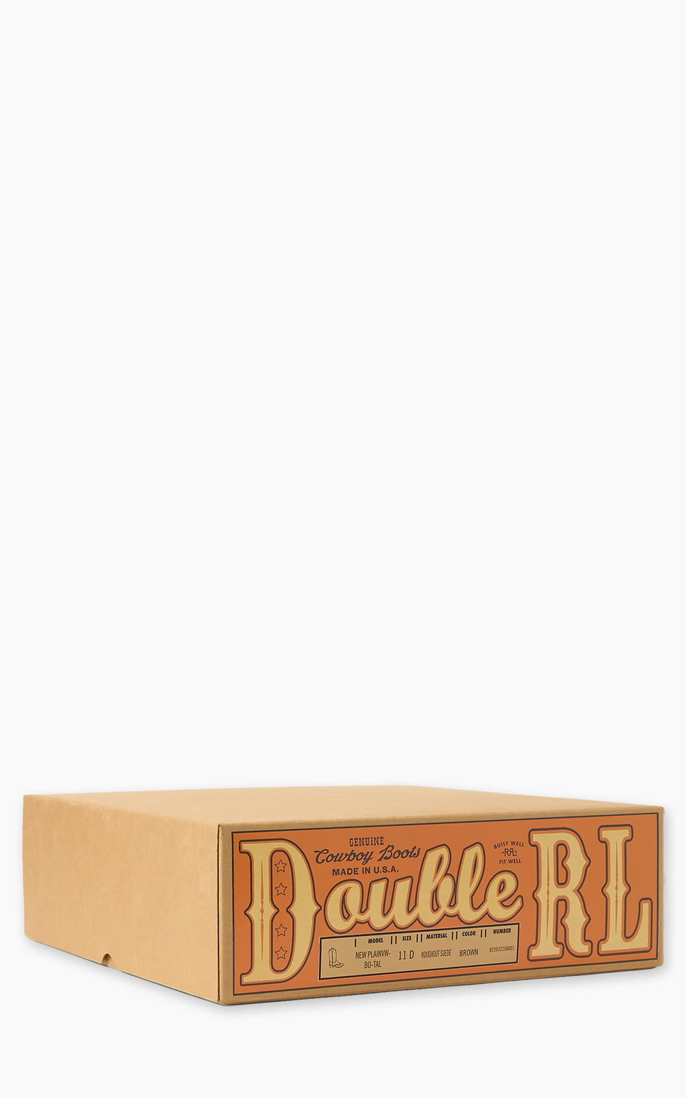 RRL Roughout Suede Boot Black
