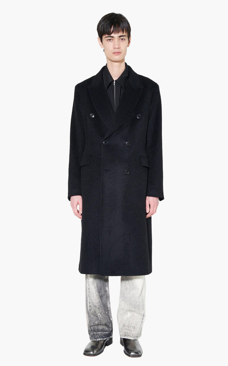 Our Legacy Whale Coat Black Hairy Wool