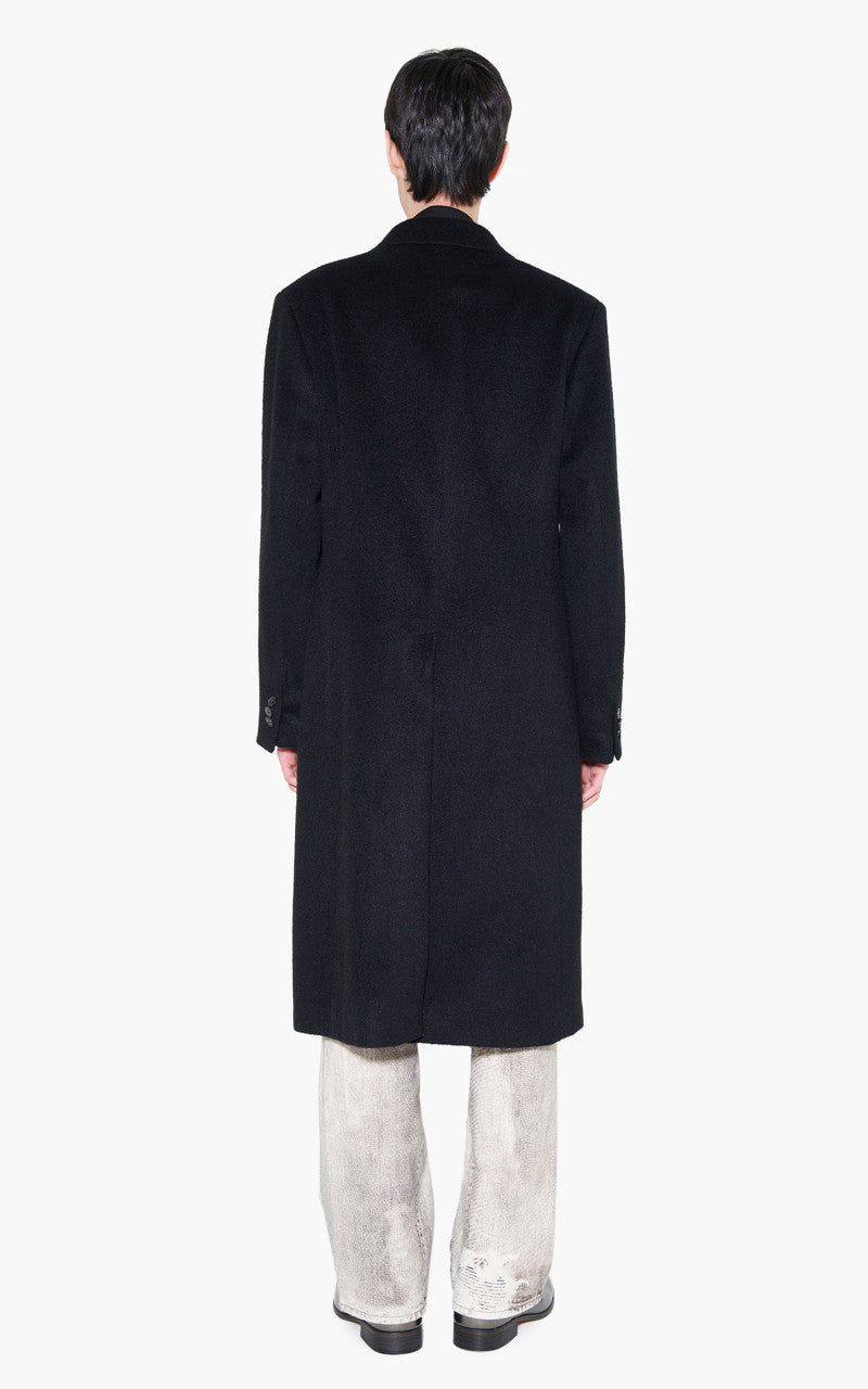 Our Legacy Whale Coat Black Hairy Wool