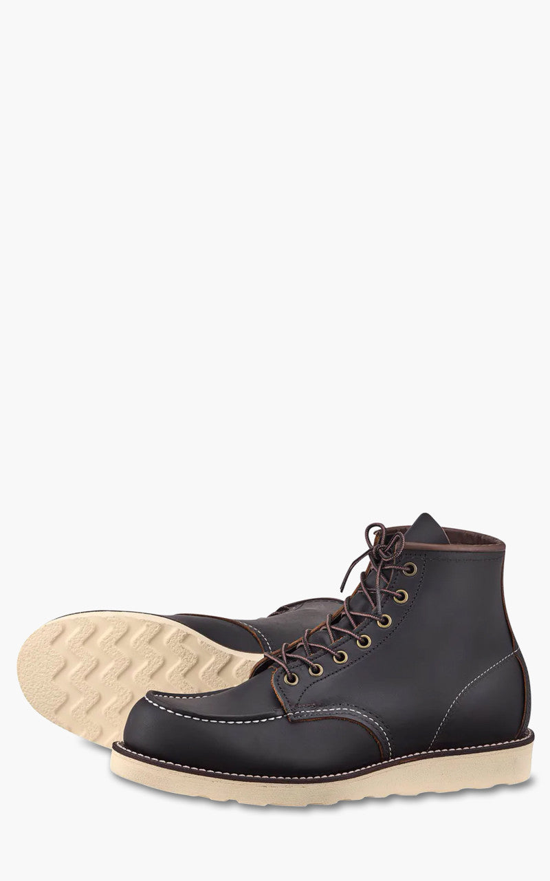 Red Wing Shoes 8849D Moc Toe Black Prairie Leather