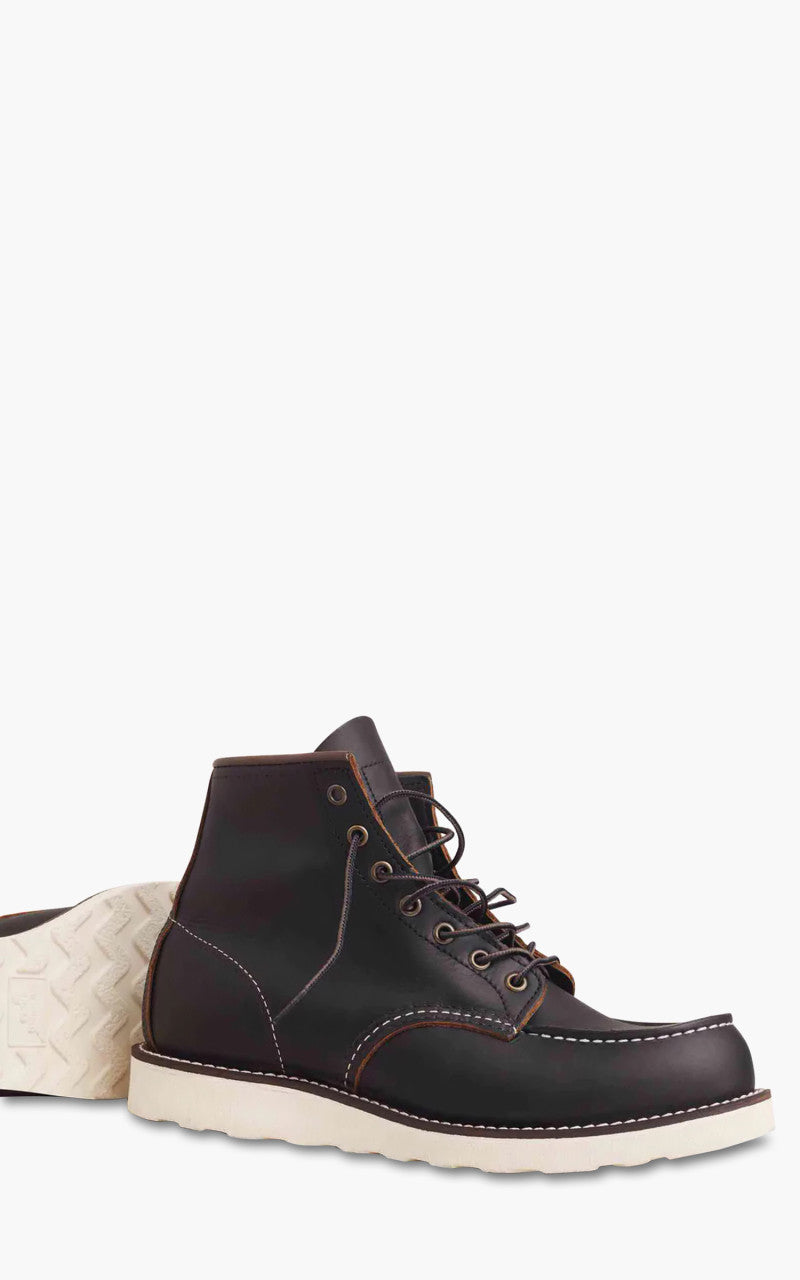 Red Wing Shoes 8849D Moc Toe Black Prairie Leather